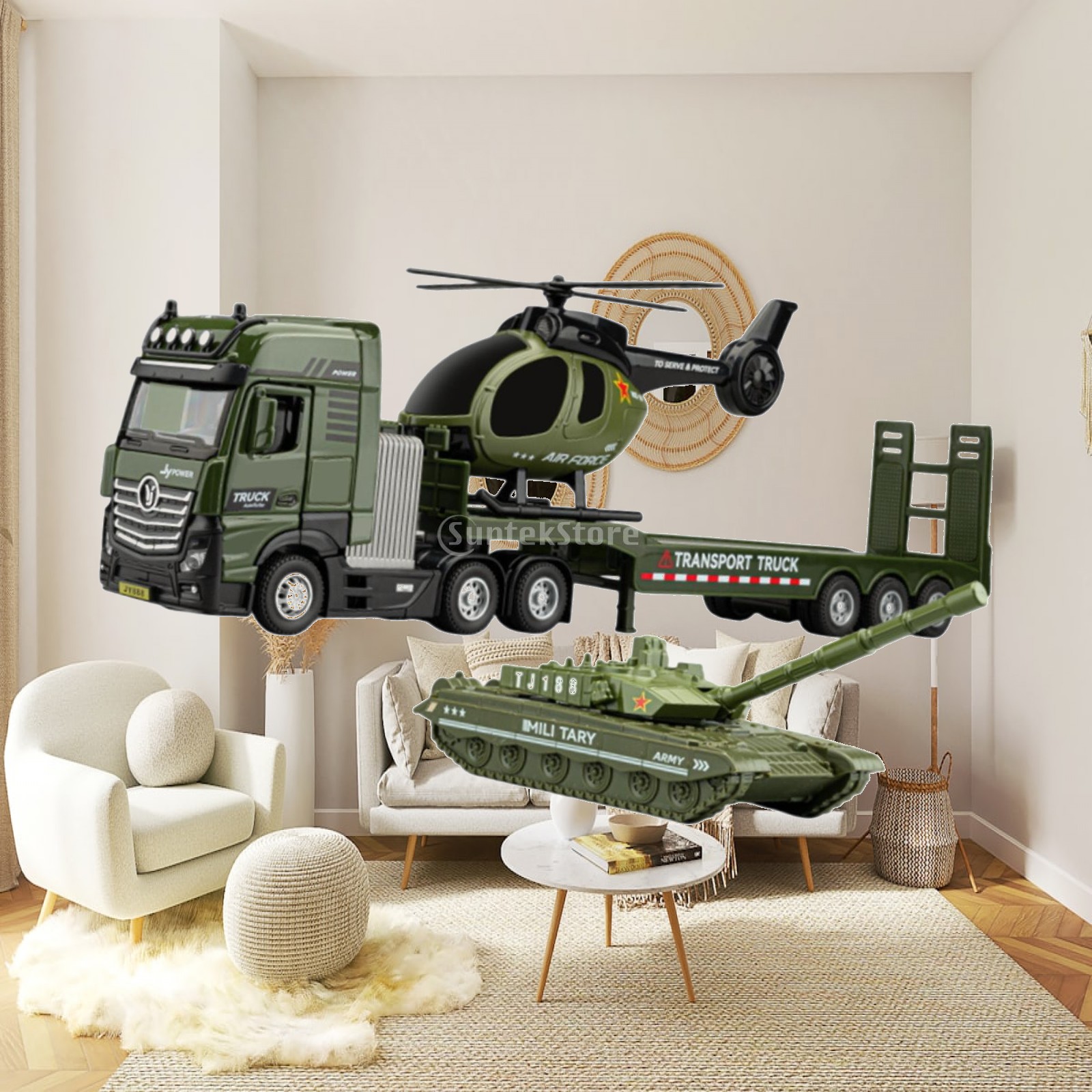 Kids Toys 2 Year Old - Toy Vehicle Truck Trailer Toy for