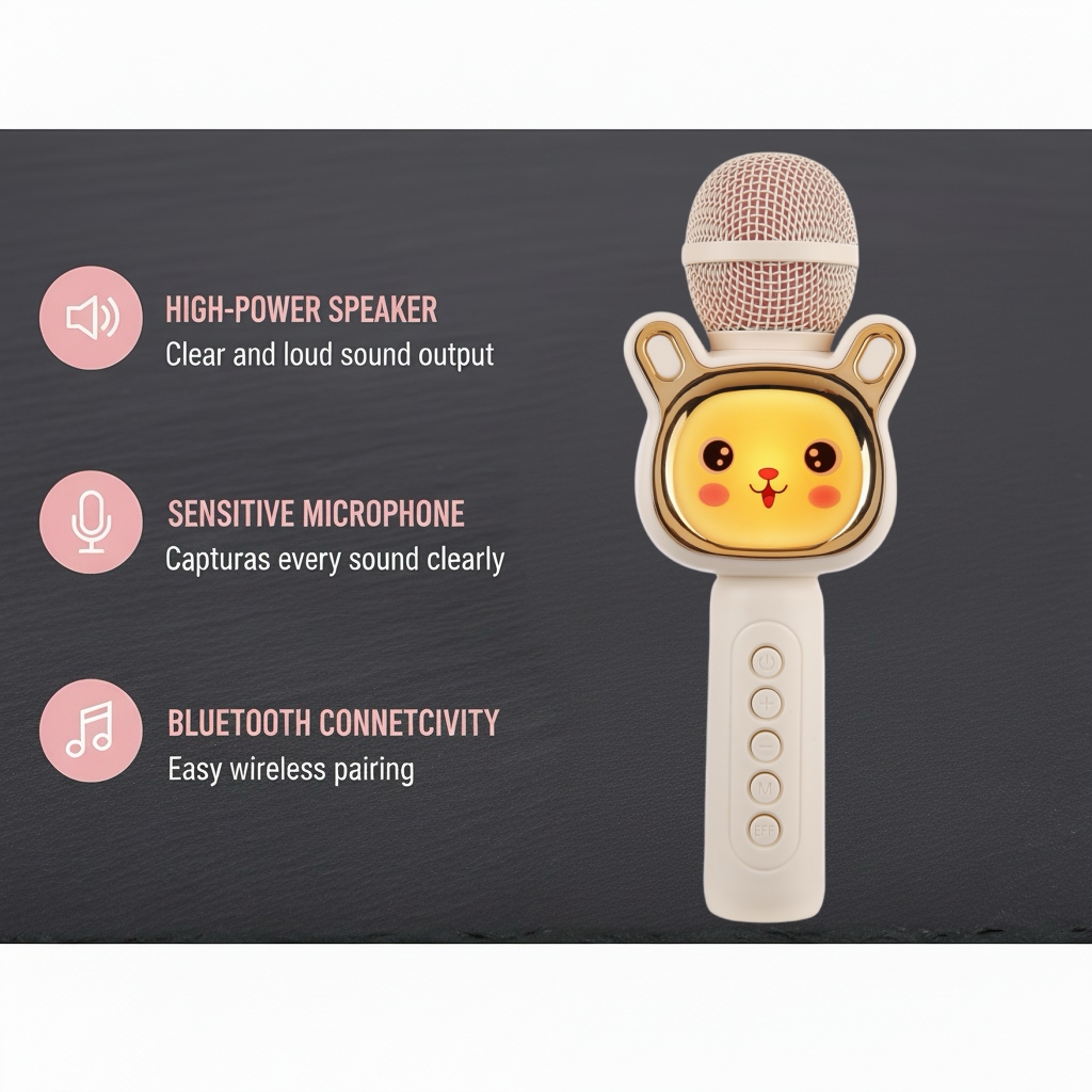 Kid’s Portable KTV Microphone, - Kids Microphone Karaoke ulasan dan harga