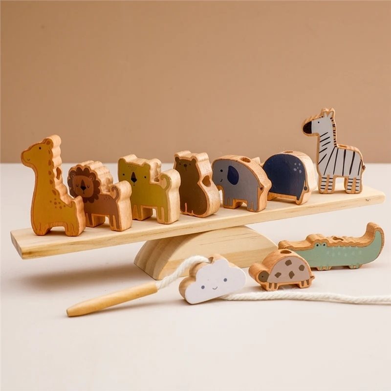 ABUM-Educational Balance Block - Wooden Blocks Stacking ulasan dan harga