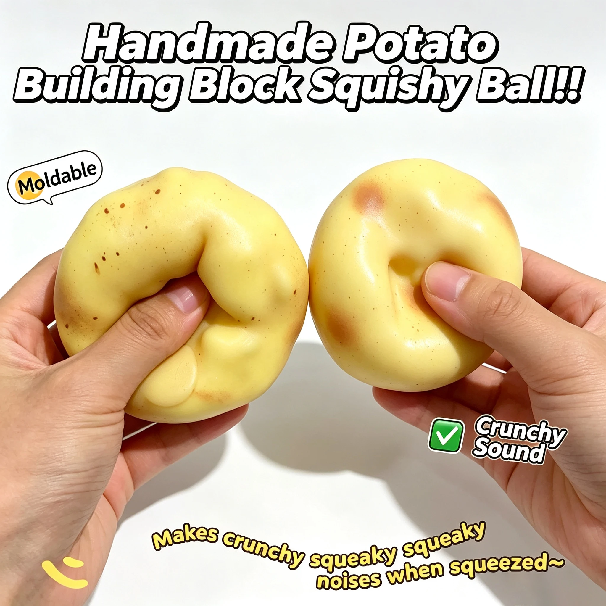 Crunchy Potato Squishy Stress  - Kids Toys Kids Toys ulasan dan harga