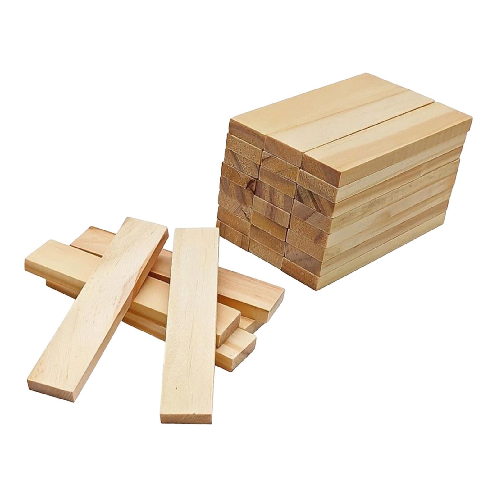 Wooden Blocks for Crafts Compa - Wooden Blocks Stacking ulasan dan harga