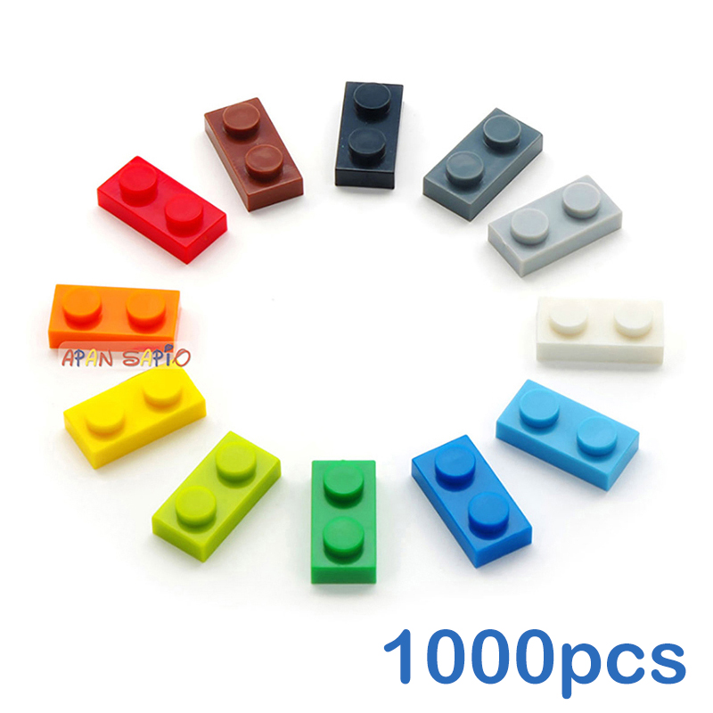 1000pcs 1x2 Dots DIY Building  - Kids Toys Under 1000 ulasan dan harga