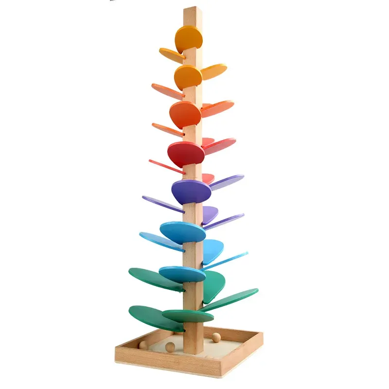 Rainbow Music Tree Stacking Pe - Wooden Blocks Stacking ulasan dan harga