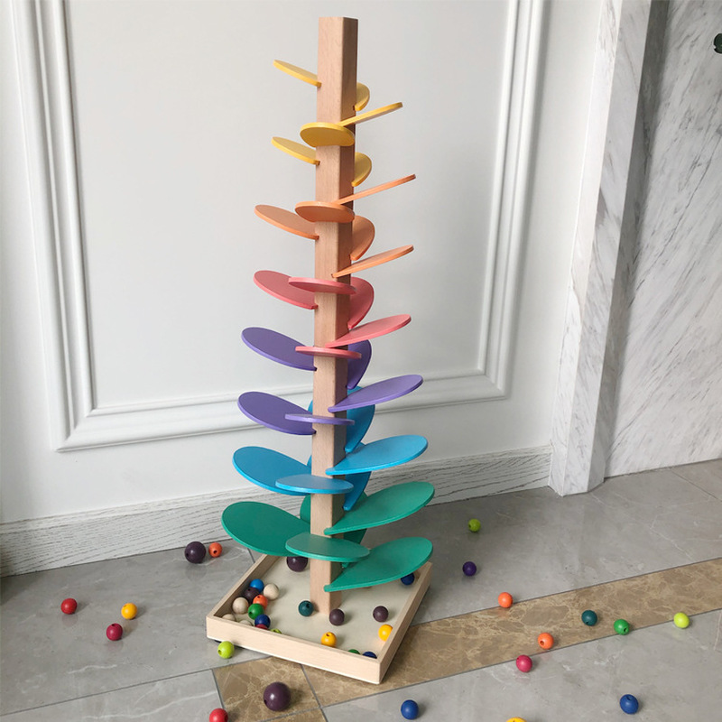 Rainbow Music Tree Stacking Pe - Wooden Blocks Stacking ulasan dan harga