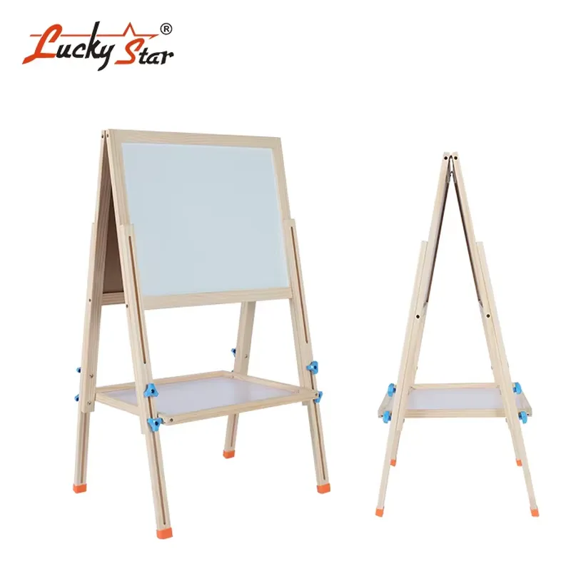 Folding Double Sided Adjustabl - Kids Art Easel ulasan dan harga