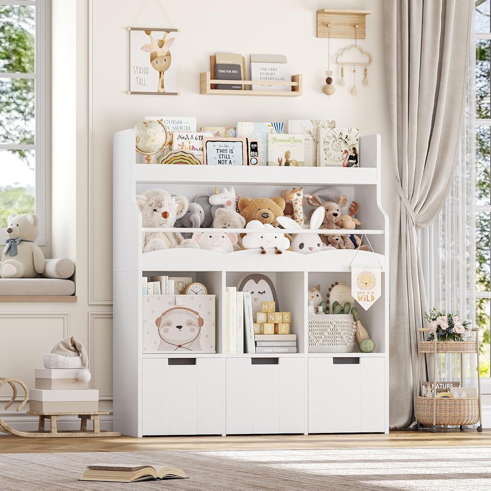 Kids Toy Storage Organizer wit - Kids Toys Kids Toys ulasan dan harga