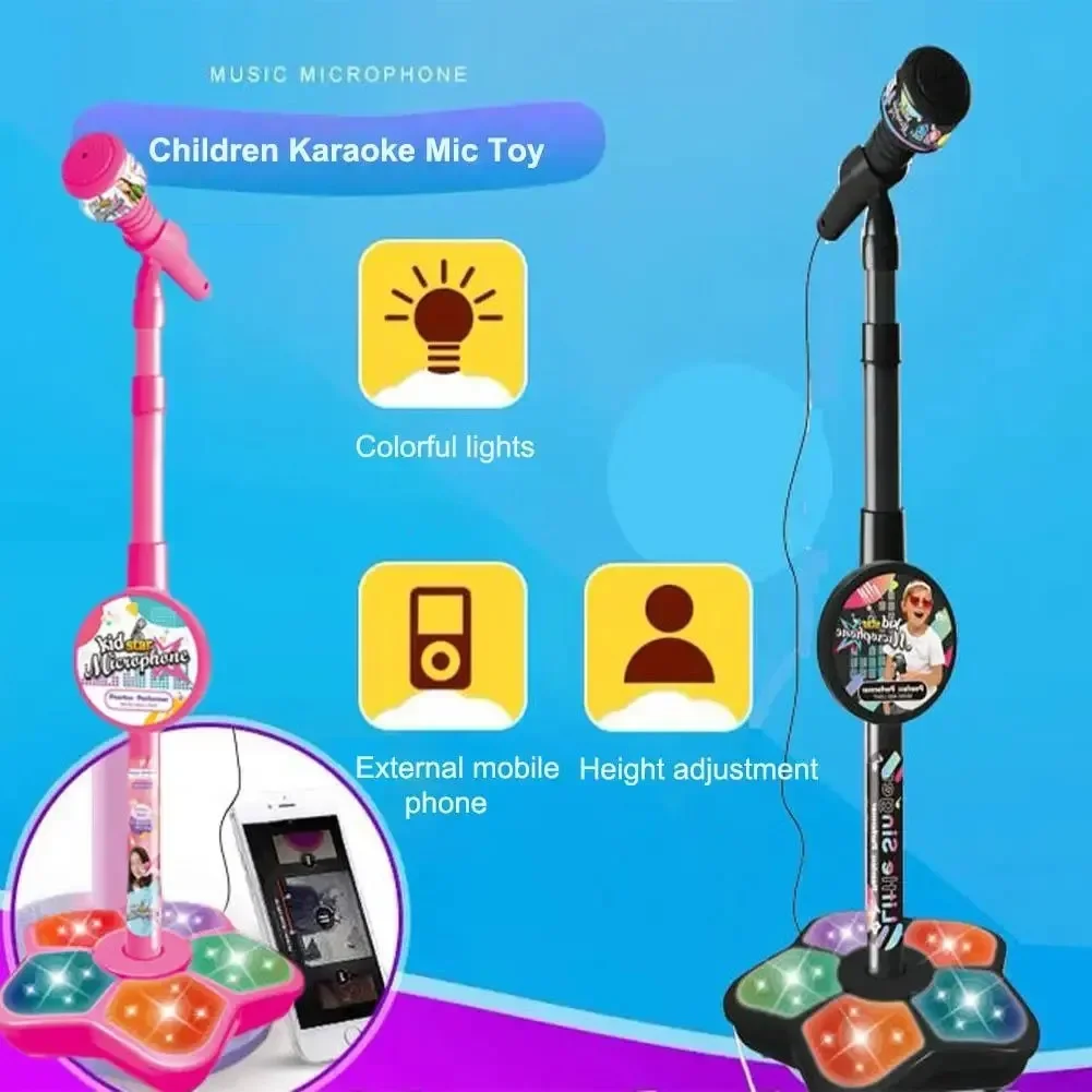 Kids Microphone with Stand Kar - Kids Microphone Karaoke ulasan dan harga