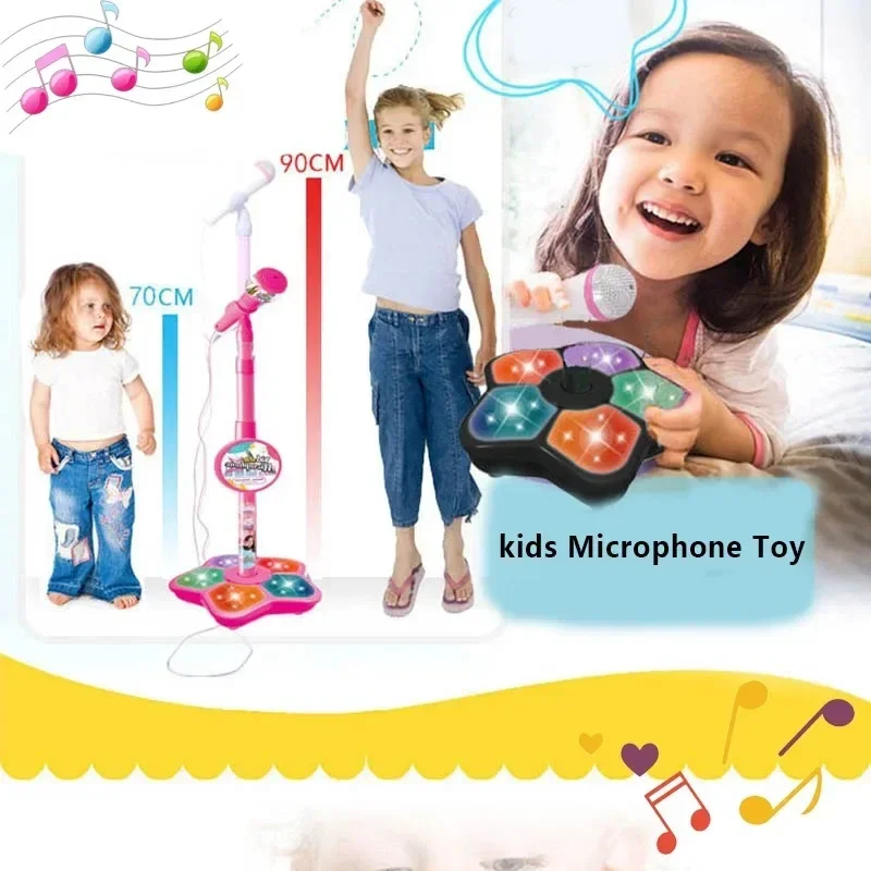 Kids Microphone with Stand Kar - Kids Microphone Karaoke ulasan dan harga