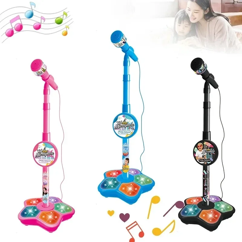 Kids Microphone with Stand Kar - Kids Microphone Karaoke ulasan dan harga
