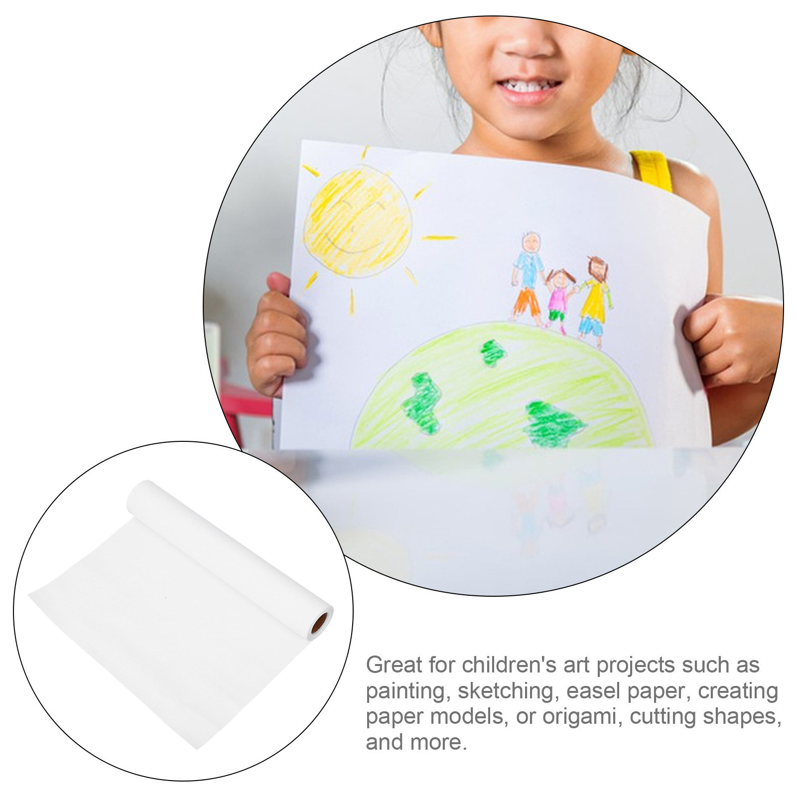 1 Roll Children Drawing Roll G - Kids Art Easel ulasan dan harga