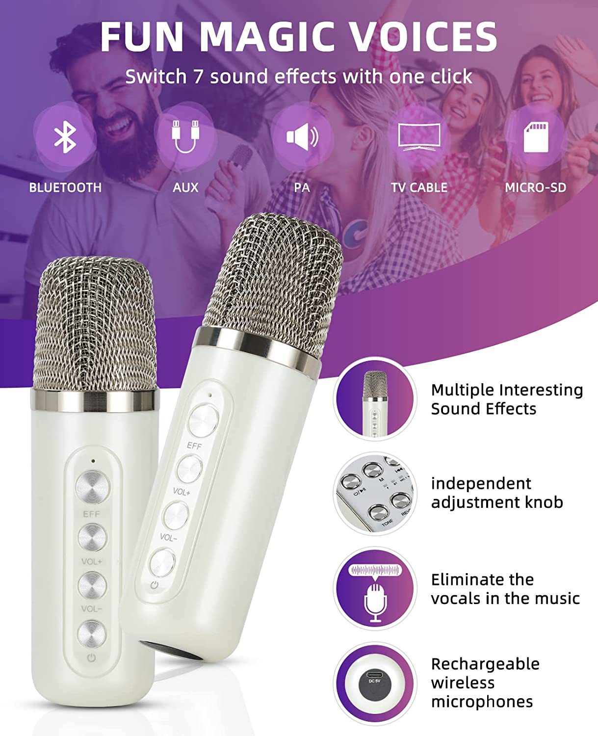 Ktv Stereo Karaoke Machine Por - Kids Microphone Karaoke ulasan dan harga